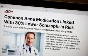 داروی رایج جوش صورت با کاهش ۳۰ درصدی ریسک اسکیزوفرنی در ارتباط است